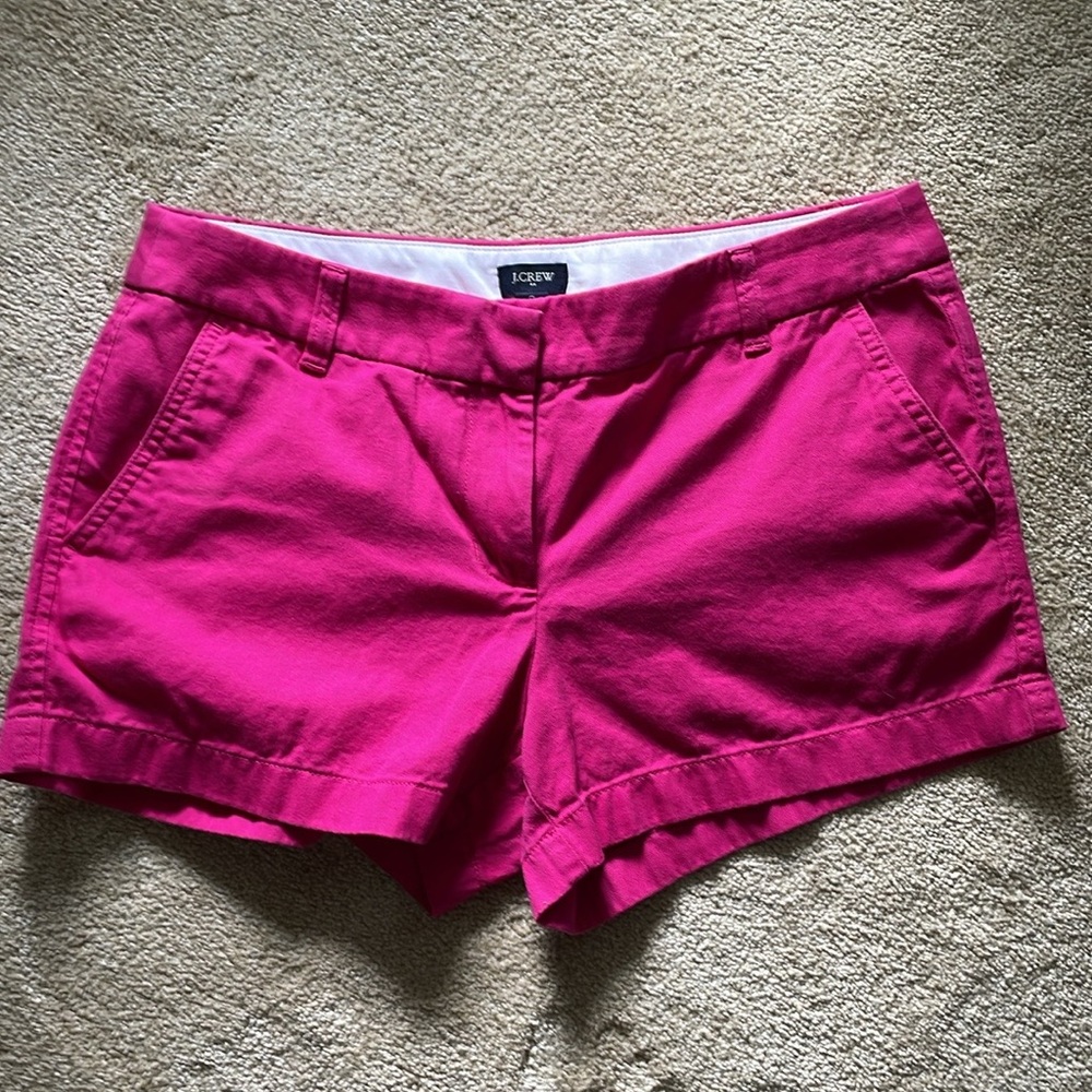 J.Crew cerise pink shorts size 8